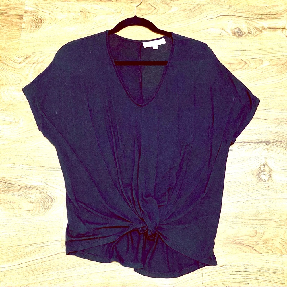 LOFT Tie-Front Tee